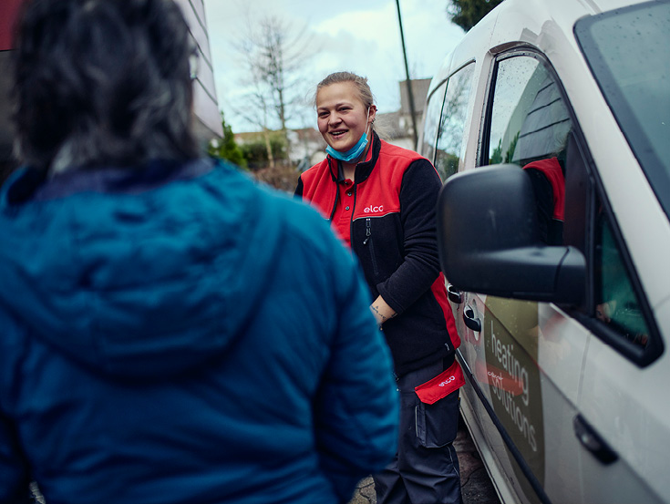 Unterwegs mit Servicetechnikerin Marisa Tomasi